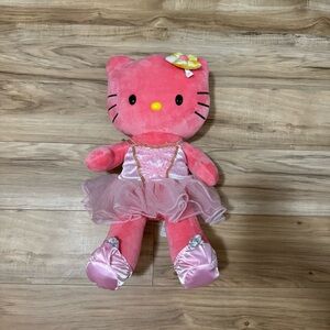 Build a Bear Sunshine Hello Kitty 2013 Pink and Yellow Flower Ballerina Outfit